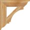 Ekena Millwork Imperial Traditional Rough Sawn Bracket, Western Red Cedar, 6"W x 28"D x 28"H BKT06X28X28IMP01RWR - alternate 2